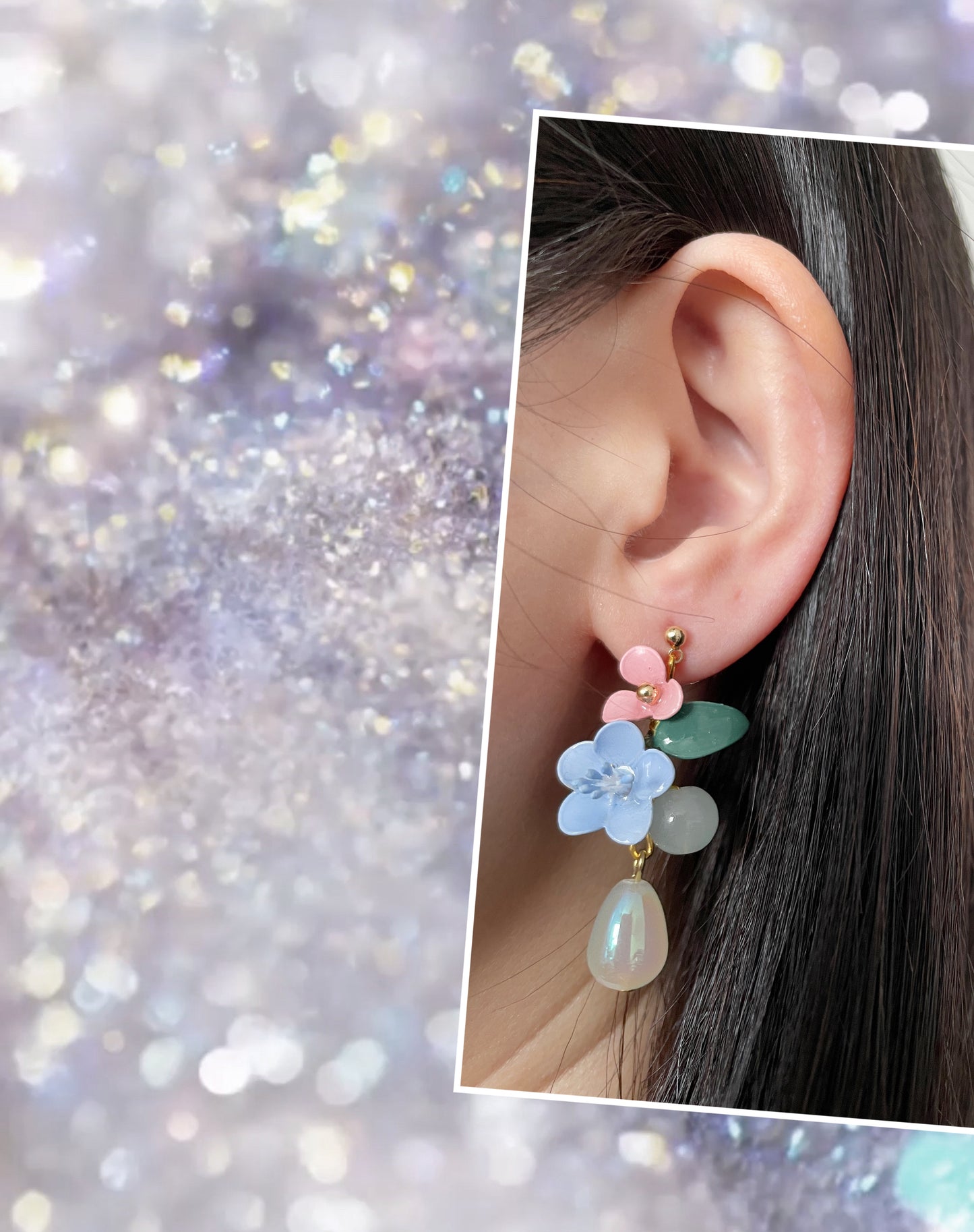 Fantasy Garden Floral Earrings