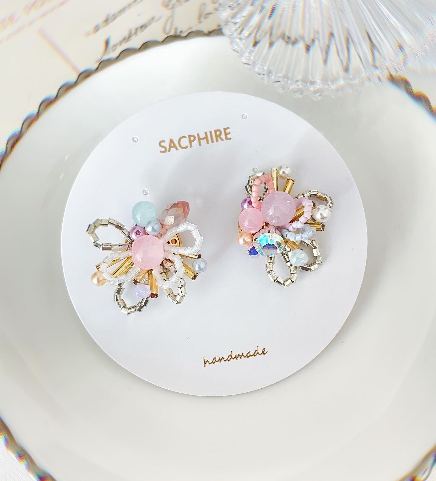 Dreamy Fireworks Embellished Earrings