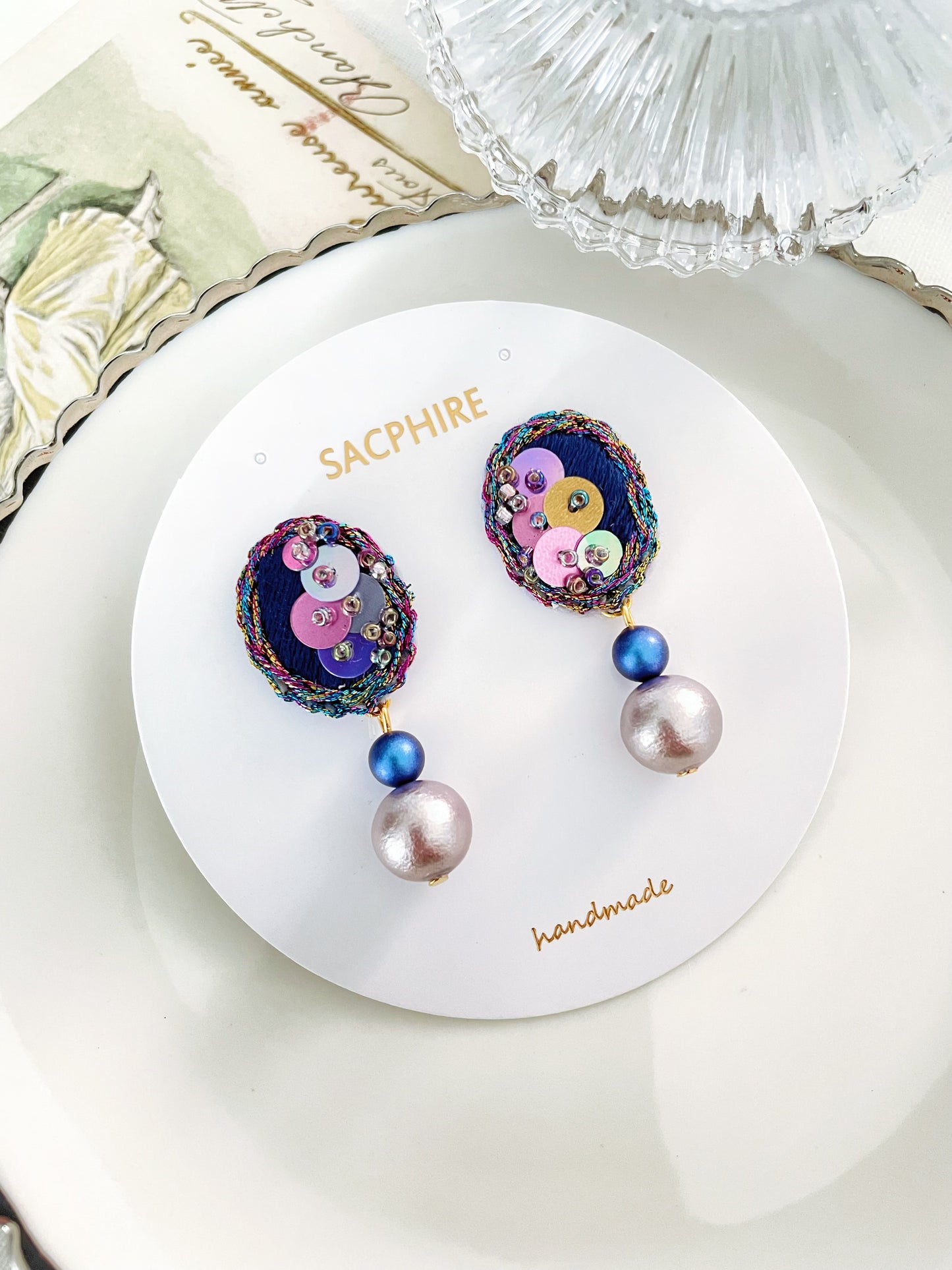 Embroidery Earrings