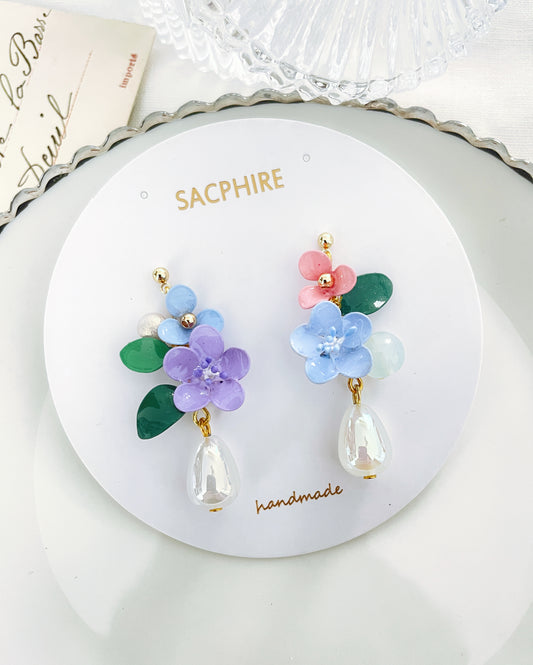 Fantasy Garden Floral Earrings