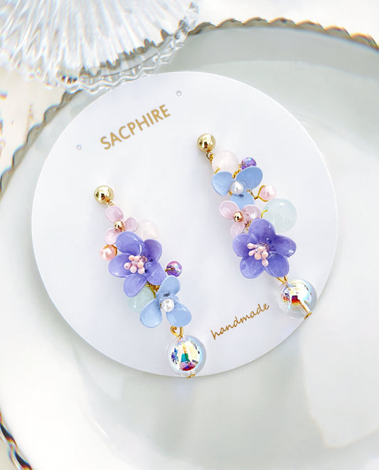 Fantasy Garden Floral Earrings