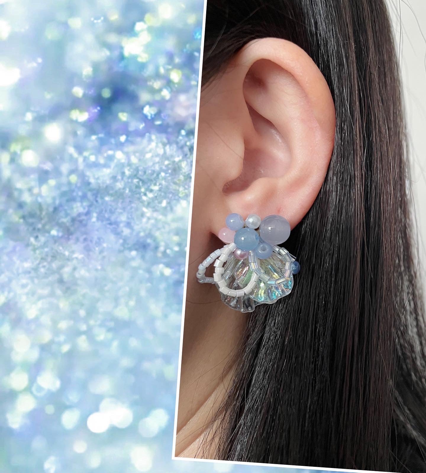 Blue Bubbles Earrings