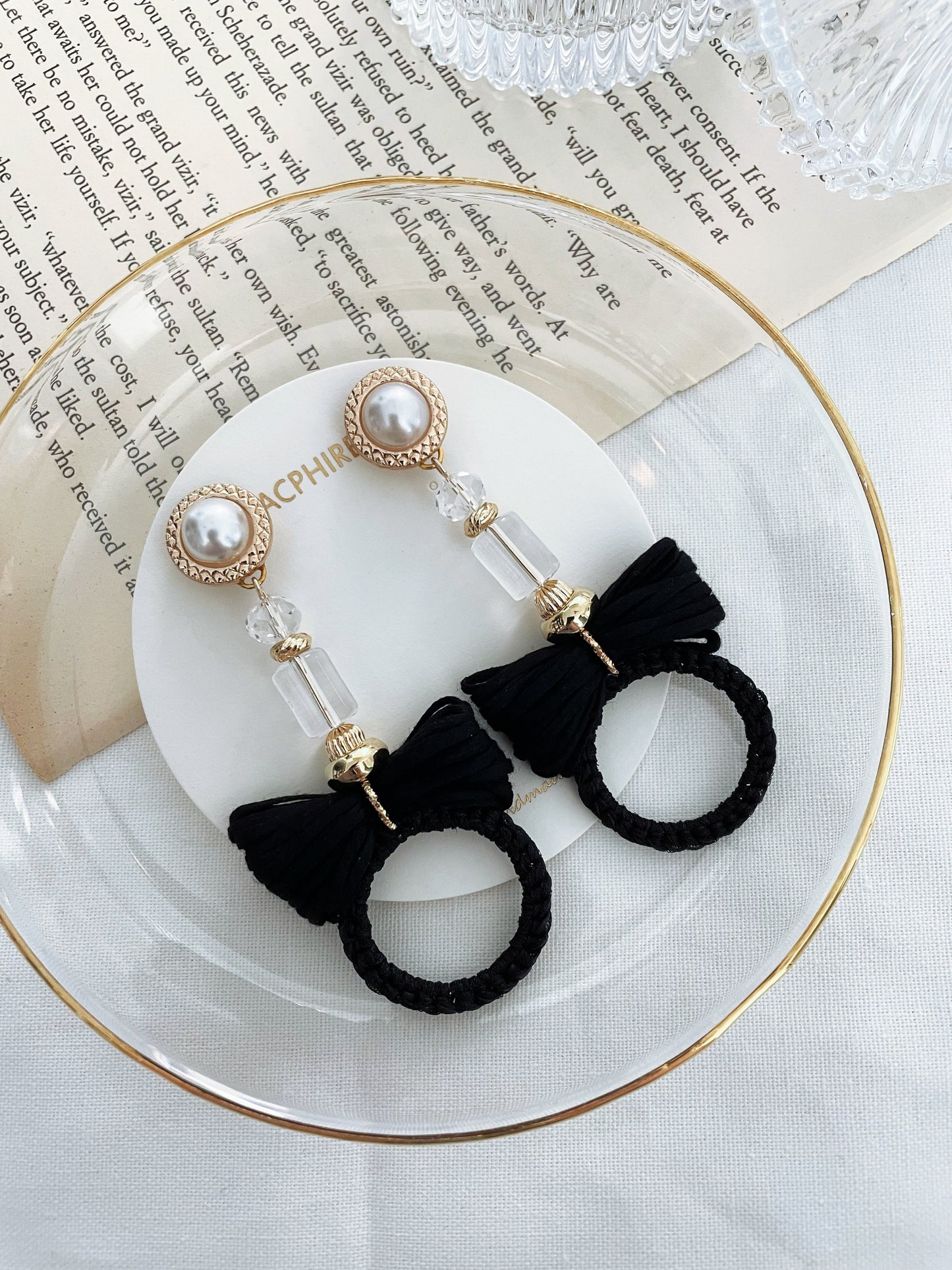 Romantic Crochet Hoop Earrings